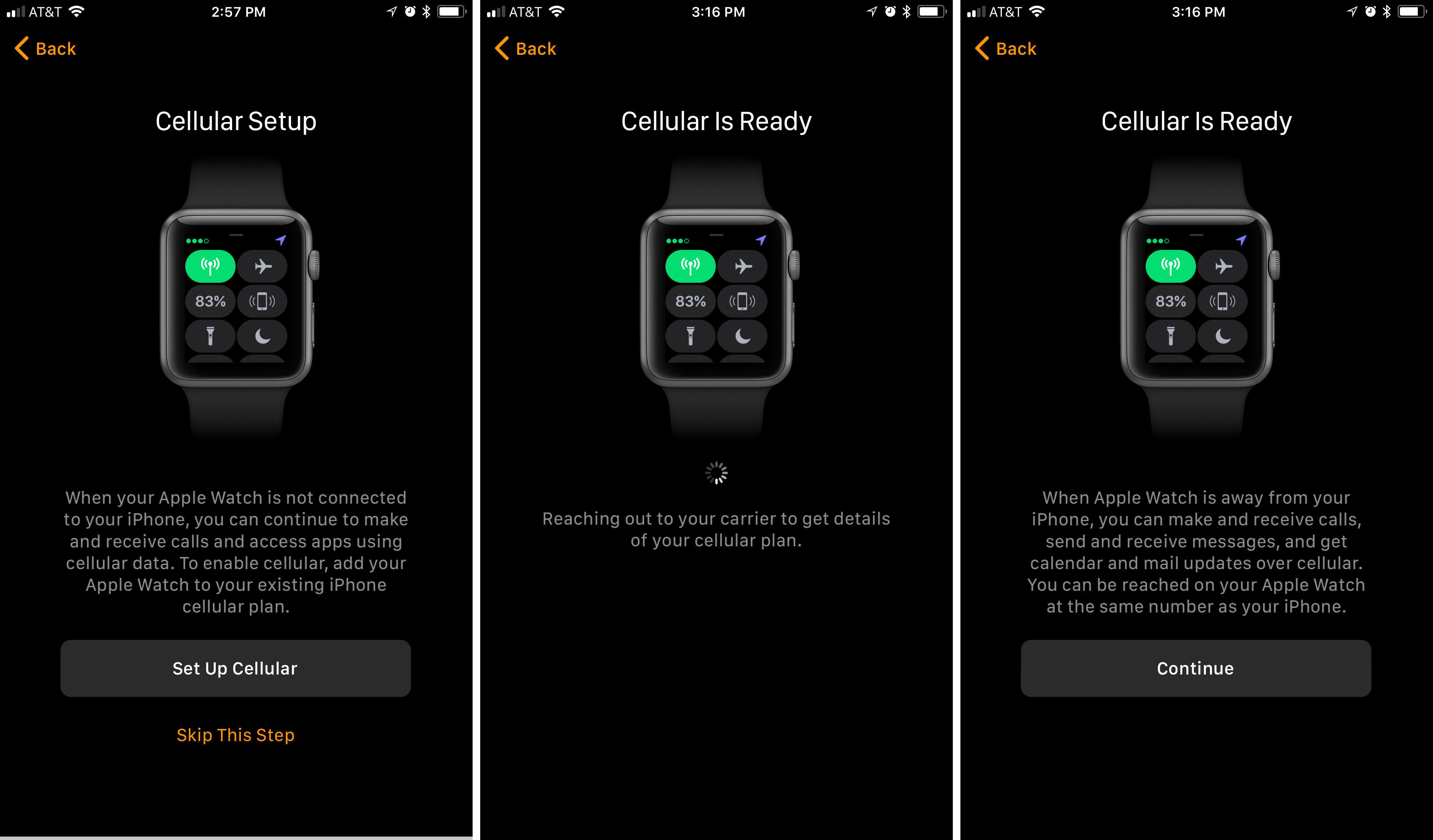 set up find my iphone on apple watch